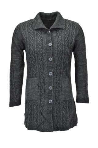 Kadın Cepli Triko Yakalı Hırka BGL-ST04126