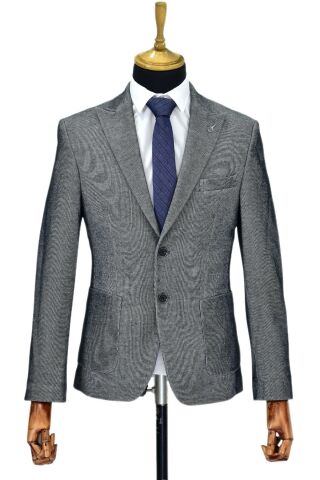 Erkek Tek Spor Ceket Çift Yırtmaçlı BGL-ST04512