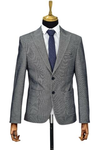 Erkek Tek Spor Ceket Çift Yırtmaçlı BGL-ST04512