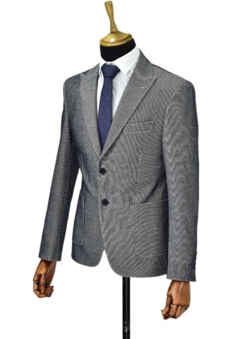 Erkek Tek Spor Ceket Çift Yırtmaçlı BGL-ST04512