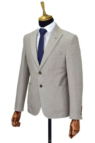 Erkek Tek Spor Ceket Çift Yırtmaçlı BGL-ST04512