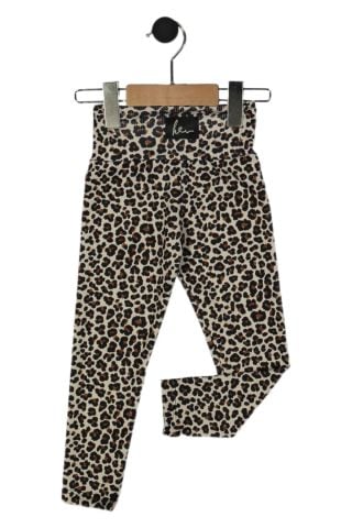 Kız Çocuk Fitilli Tayt Leopar BGL-ST05205
