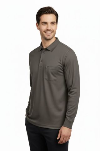 Erkek Gömlek Yaka Kol Manşetli Cepli Sweat 4249 BGL-ST04862