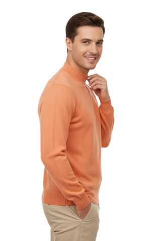 Erkek Yarım Balıkçı Yaka Regular Fit Kazak BGL-ST04954