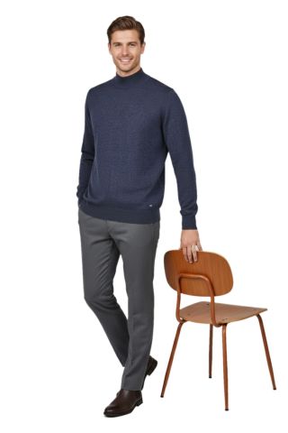 Erkek Yarım Balıkçı Yaka Regular Fit Kazak BGL-ST04954