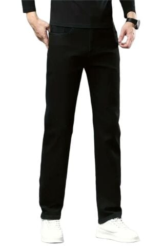 Erkek Siyah Jeans Pantolon Regular Fitt 320 BGL-ST03910