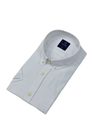 Erkek Klasik Kısa Kol Gömlek Pamuklu 9415 BGL-ST04581