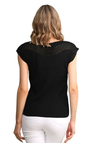 Kadın Triko Kayık Yaka Omuz Fitilli Askılı Atlet 12731 BGL-ST04220