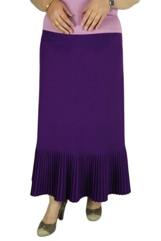 Kadın Fuşya Uzun Etek ASL1001