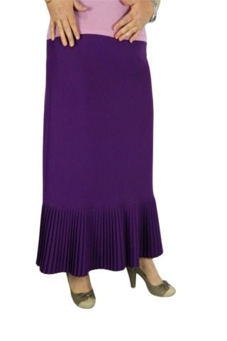 Kadın Fuşya Uzun Etek ASL1001