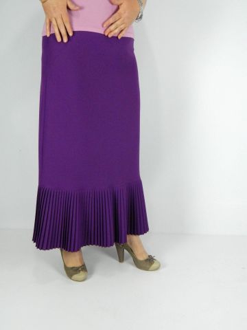 Kadın Fuşya Uzun Etek ASL1001