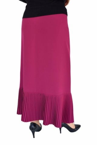 Kadın Fuşya Uzun Etek ASL1001