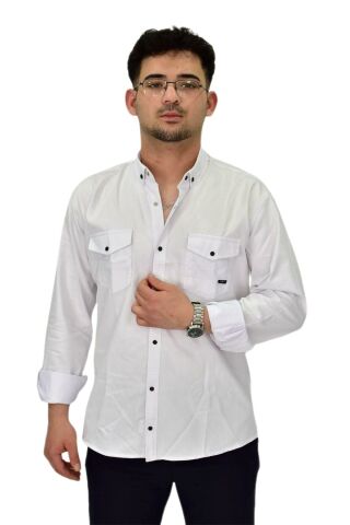 Erkek Spor Likralı Gömlek BGL-ST04343