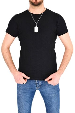 Erkek Sıfır Yaka Tişört T-383 BGL-ST01826