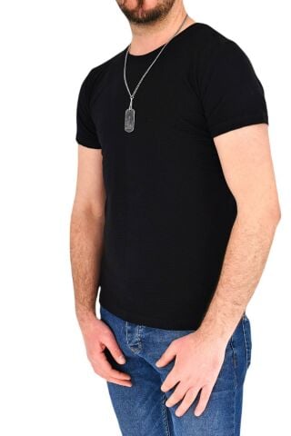 Erkek Sıfır Yaka Tişört T-383 BGL-ST01826