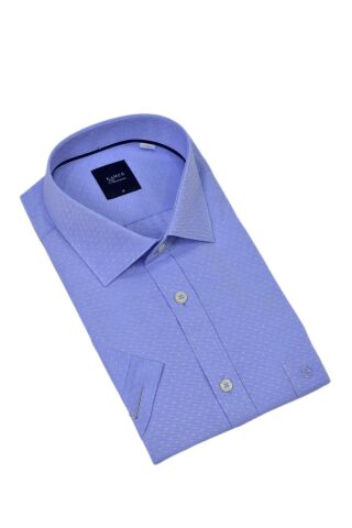 Erkek Klasik Armürlü Kısa Kol Gömlek 9408 BGL-ST04569