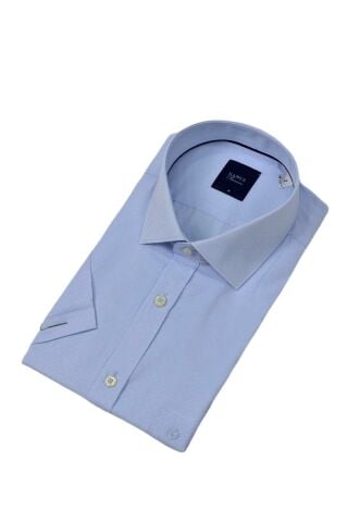 Erkek Klasik Armürlü Kısa Kol Gömlek 9408 BGL-ST04569