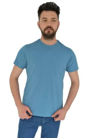 Erkek Sıfır Yaka Tişört Penye BGL-ST02799