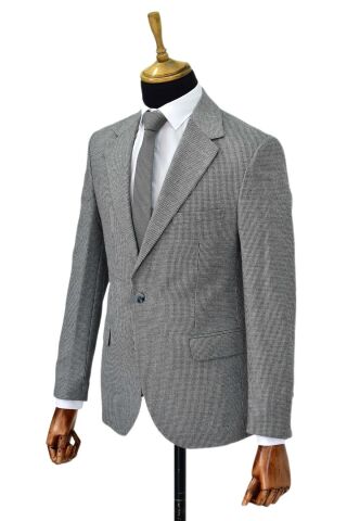 Erkek Gri Tek Spor Ceket Çift Yırtmaçlı BGL-ST03981