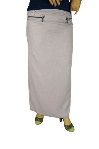 Kadın Pembe Uzun Etek MNLS87003