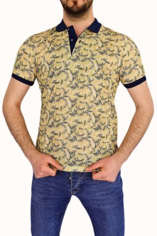 BİGAZZİ ERKEK BASKILI PİKE LYC TSHİRT 3228