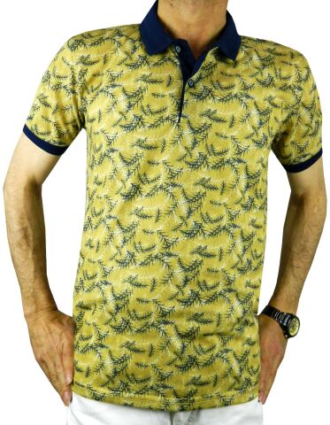 BİGAZZİ ERKEK BASKILI PİKE LYC TSHİRT 3228