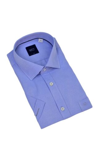 Erkek Klasik Armürlü Kısa Kol Gömlek 9406 BGL-ST04574