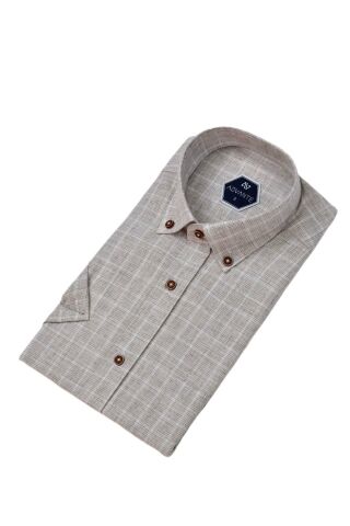 Erkek Klasik Tek Cepli Kısa Kol Gömlek BGL-ST04555