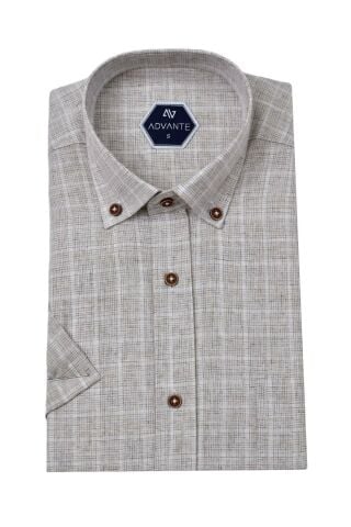 Erkek Klasik Tek Cepli Kısa Kol Gömlek BGL-ST04555