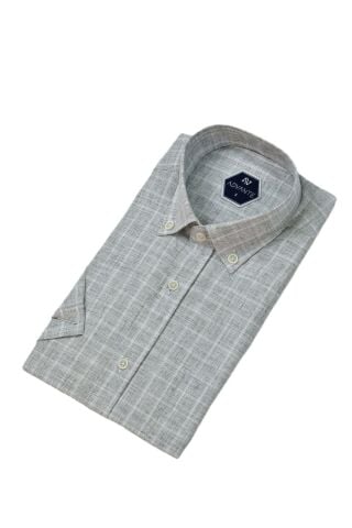 Erkek Klasik Tek Cepli Kısa Kol Gömlek BGL-ST04555