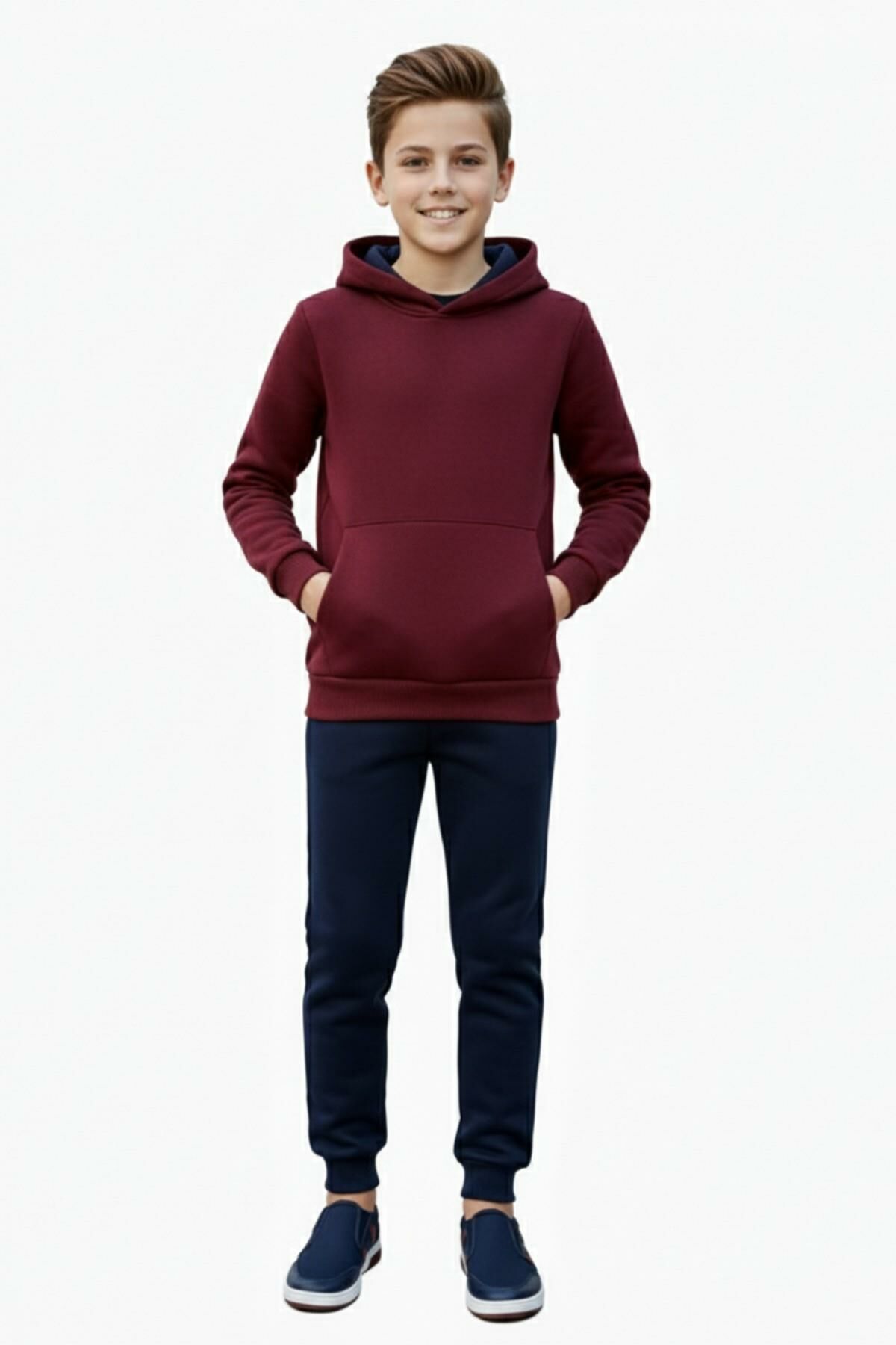 Erkek Çocuk 3 İplik Kombin Eşofman Takım BGL-ST05048