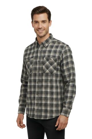 Erkek Kışlık Uzun Kol Çift Cepli Gömlek 4045 BGL-ST04994