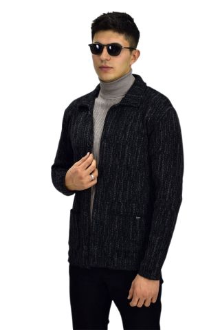 Erkek Spor Düğmeli Hırka R6420 BGL-ST03172