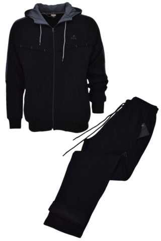 Erkek Kapüşonlu 3 İplik Eşofman Takım 3281 BGL-ST04775