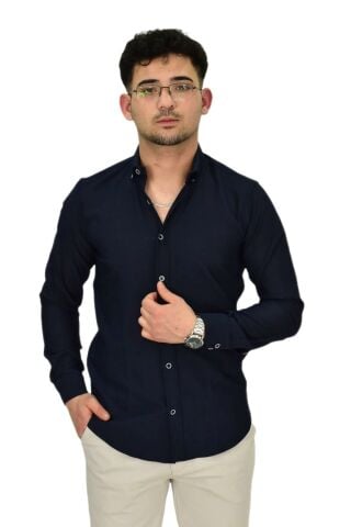 Erkek Likralı Spor Silim Fit Gömlek BGL-ST04326