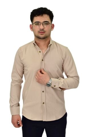 Erkek Likralı Spor Silim Fit Gömlek BGL-ST04326