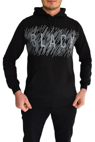 Erkek Kapüşonu Sweat Baskılı 1030 BGL-ST01733
