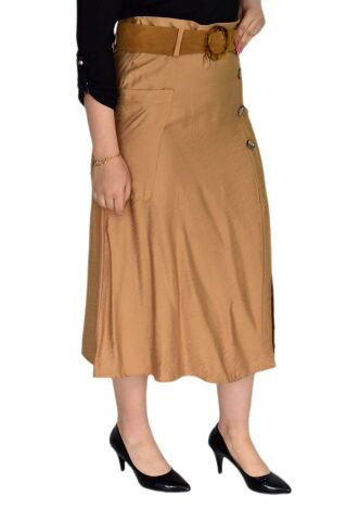 Kadın Ayrobin Etek Kemerli RYN19772