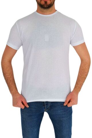 Erkek Sıfır Yaka Tişört T-869 BGL-ST01829