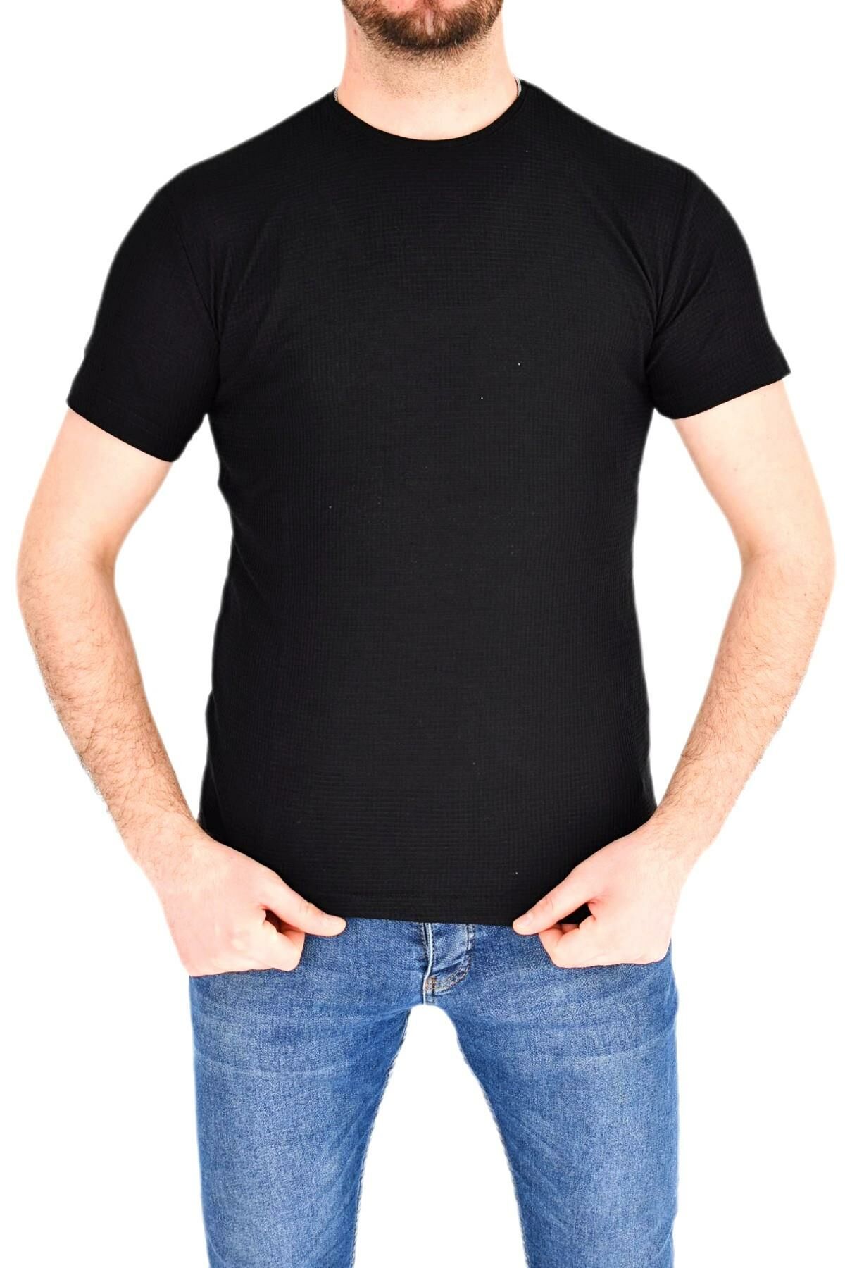 Erkek Sıfır Yaka Tişört T-869 BGL-ST01829