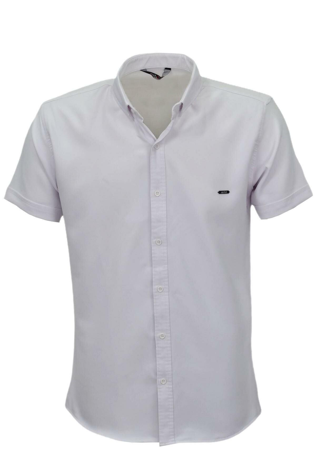 Erkek Spor Likralı Gömlek 0037 BGL-ST03848