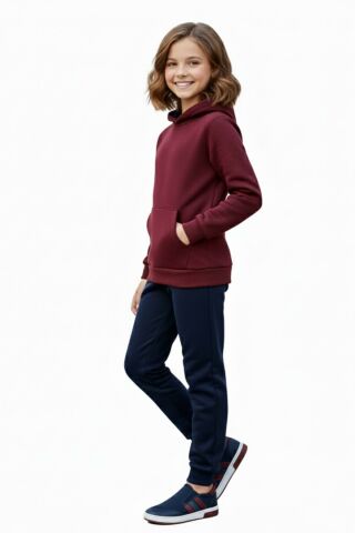 Kız Çocuk 3 İplik Kombin Eşofman Takım BGL-ST05048