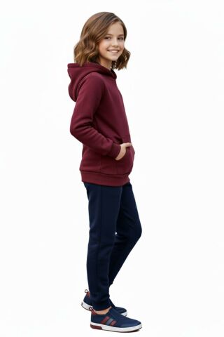 Kız Çocuk 3 İplik Kombin Eşofman Takım BGL-ST05048