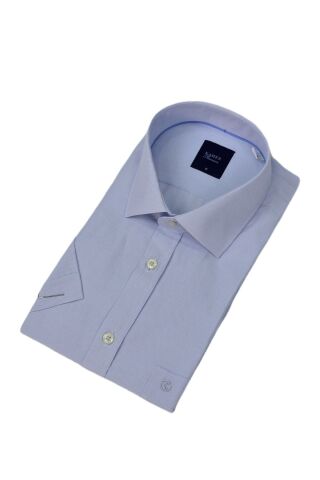 Erkek Klasik Kuşgözü Desen Kısa Kol Gömlek 9404 BGL-ST04573