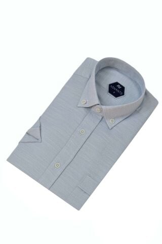Erkek Klasik Tek Cepli Kısa Kol Gömlek BGL-ST04559