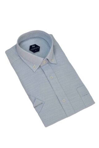 Erkek Klasik Tek Cepli Kısa Kol Gömlek BGL-ST04559