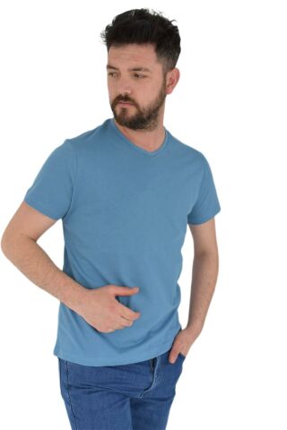 Erkek V Yaka Tişört Penye BGL-ST02801