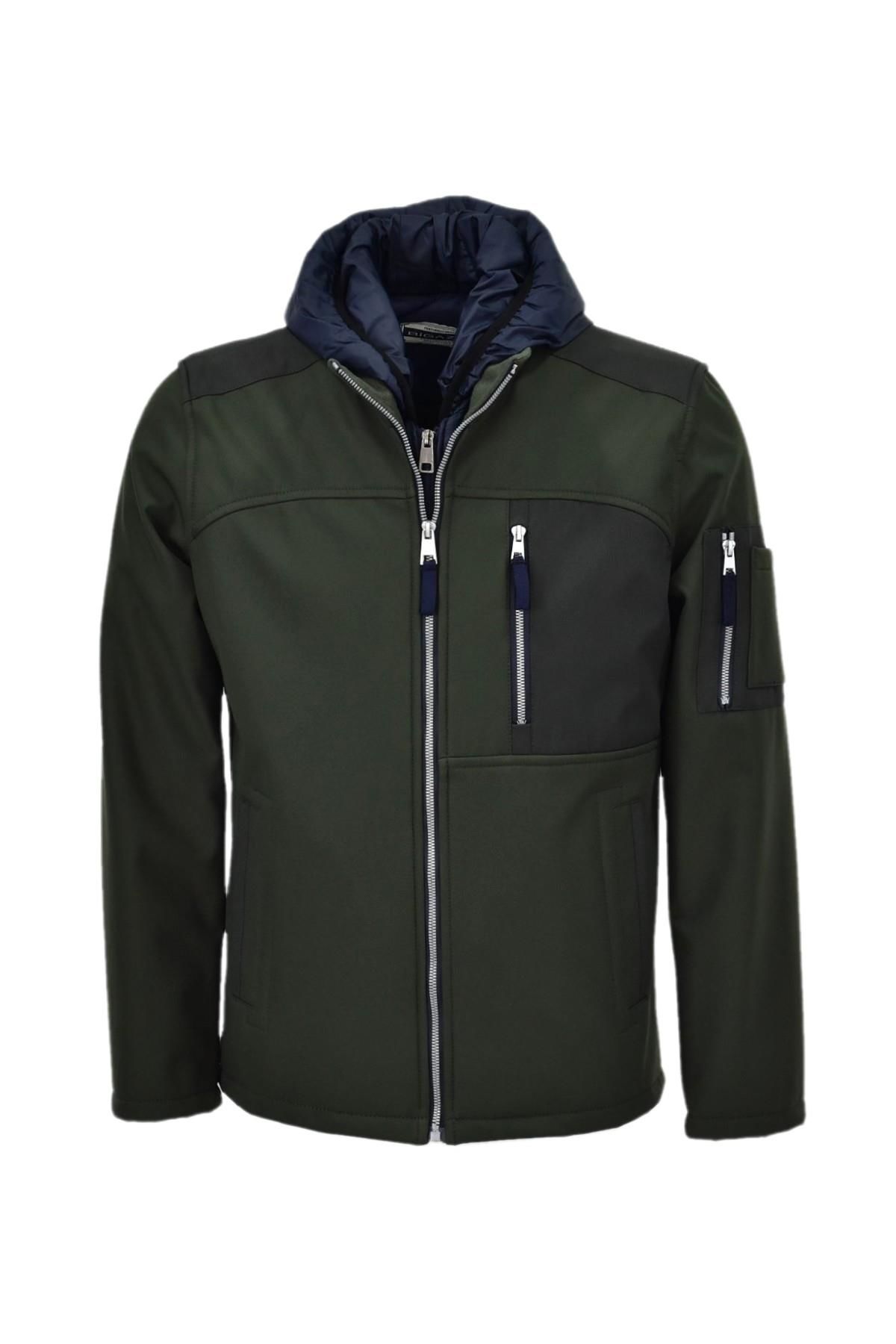 Erkek Kapüşonlu Spor Mont 85132 BGL-ST04172