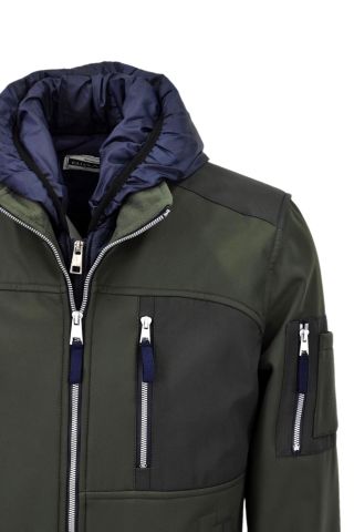 Erkek Kapüşonlu Spor Mont 85132 BGL-ST04172