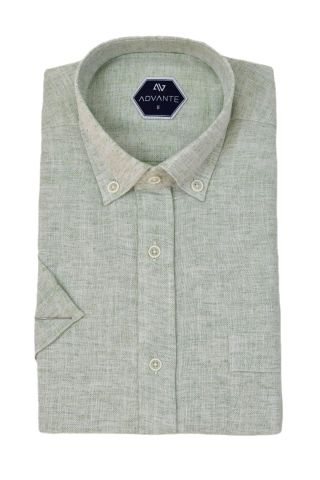 Erkek Klasik Tek Cepli Kısa Kol Gömlek BGL-ST04557